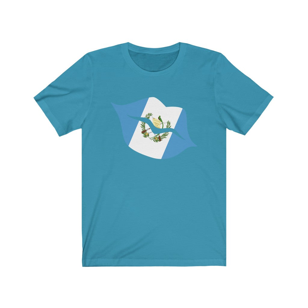 Guatemala Lips Flag Premium Tee - Unisex
