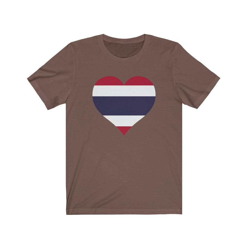 Thailand Heart Flag Premium Tee - Unisex