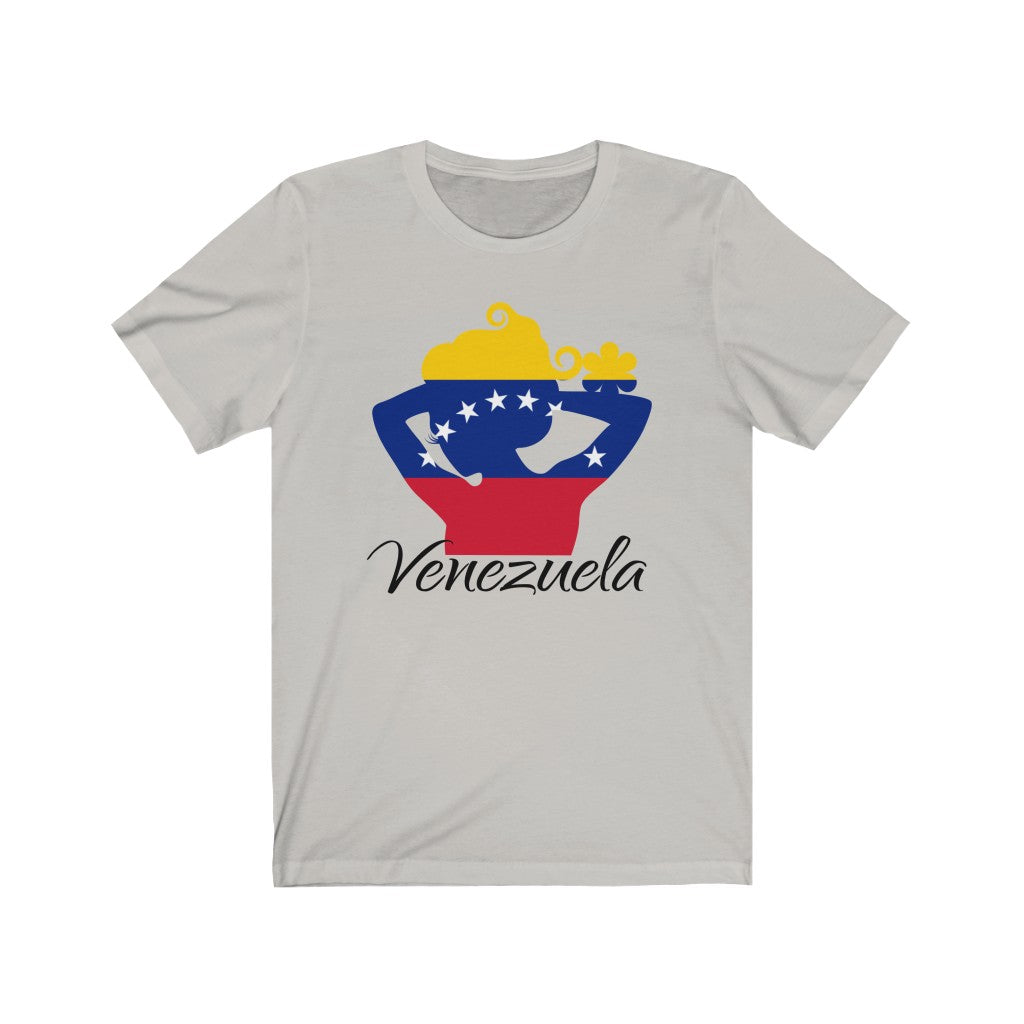 Venezuela Lady Flag Premium Tee 1 - Unisex