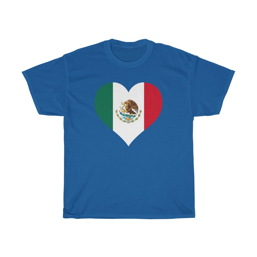 Mexico Heart Flag Standard Tee - Unisex