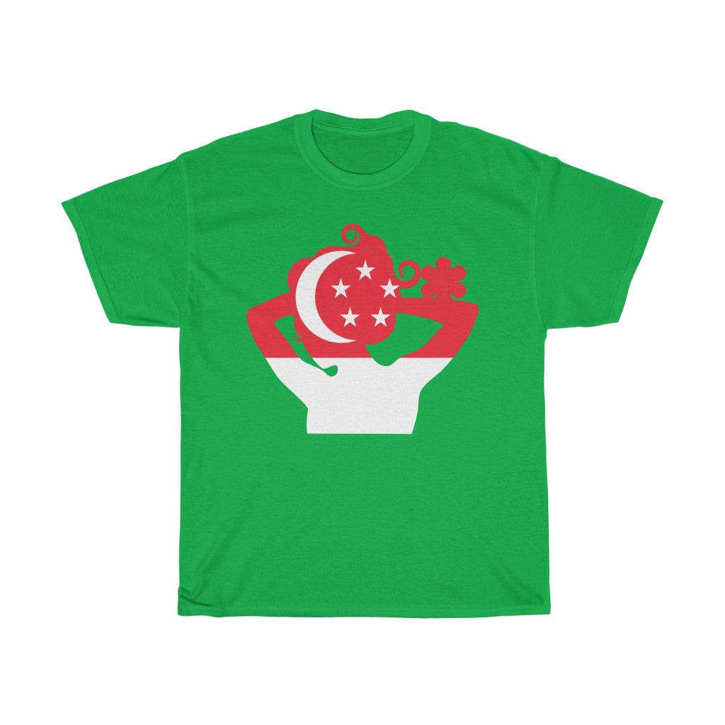 Singapore Lady Flag Standard Tee - Unisex