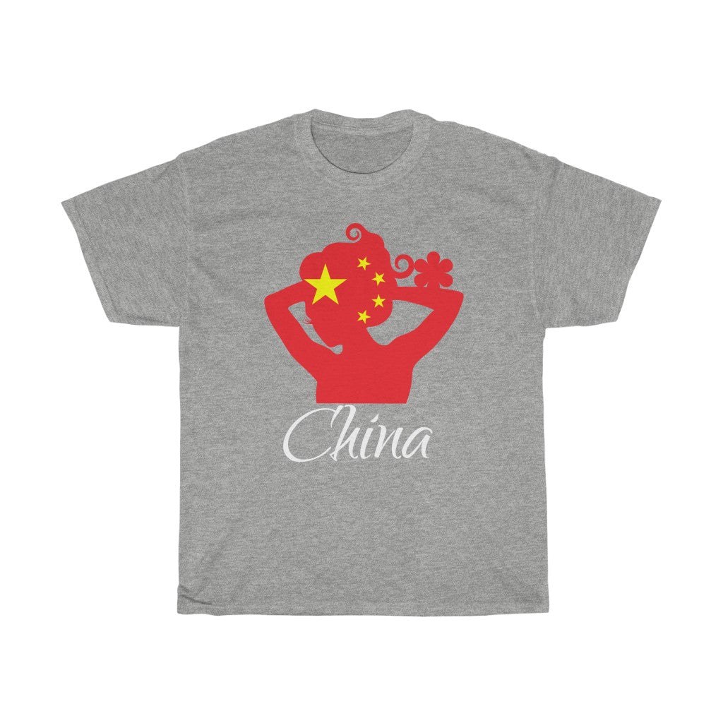 China Lady Flag Standard Tee 2 - Unisex