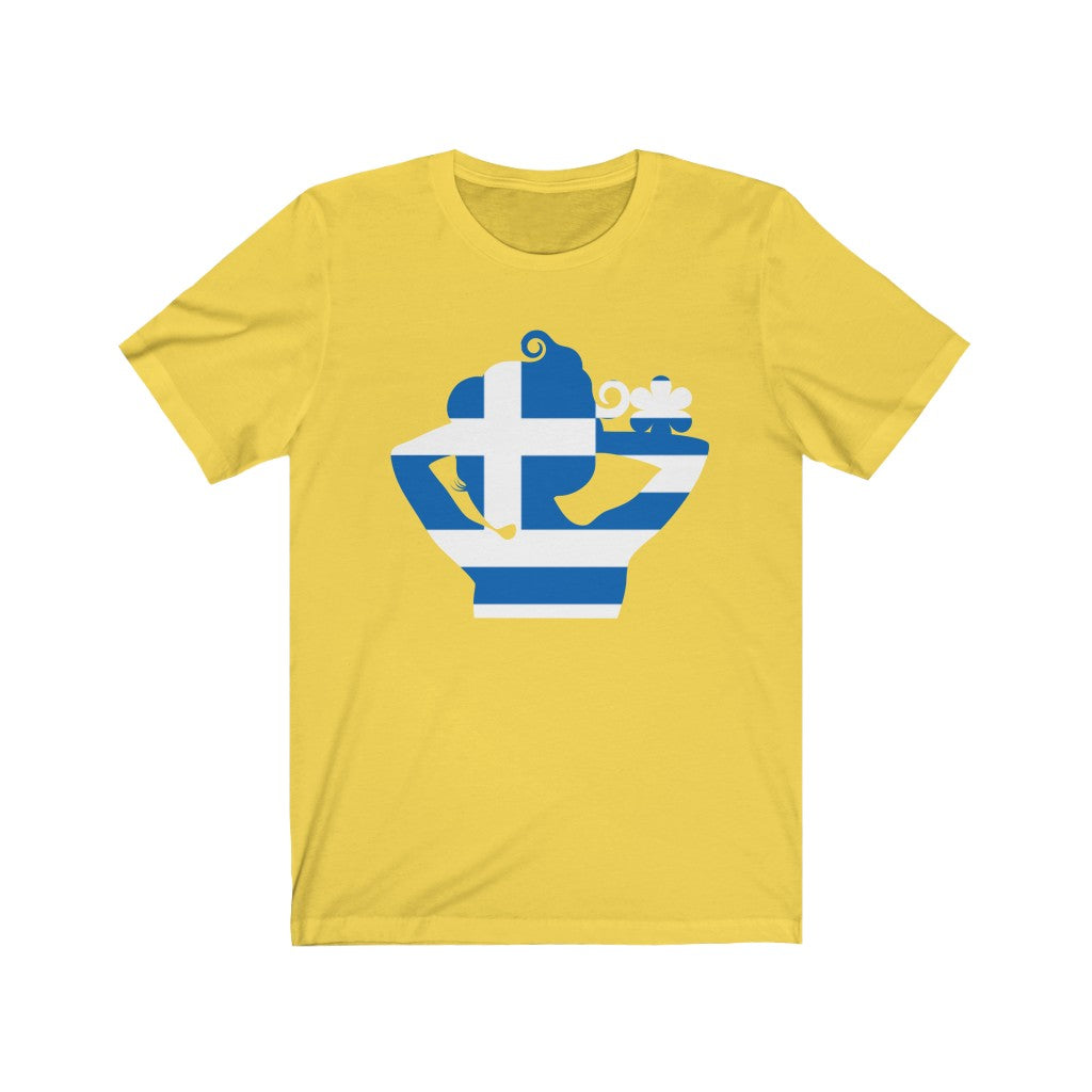 Greece Lady Flag Premium Tee - Unisex