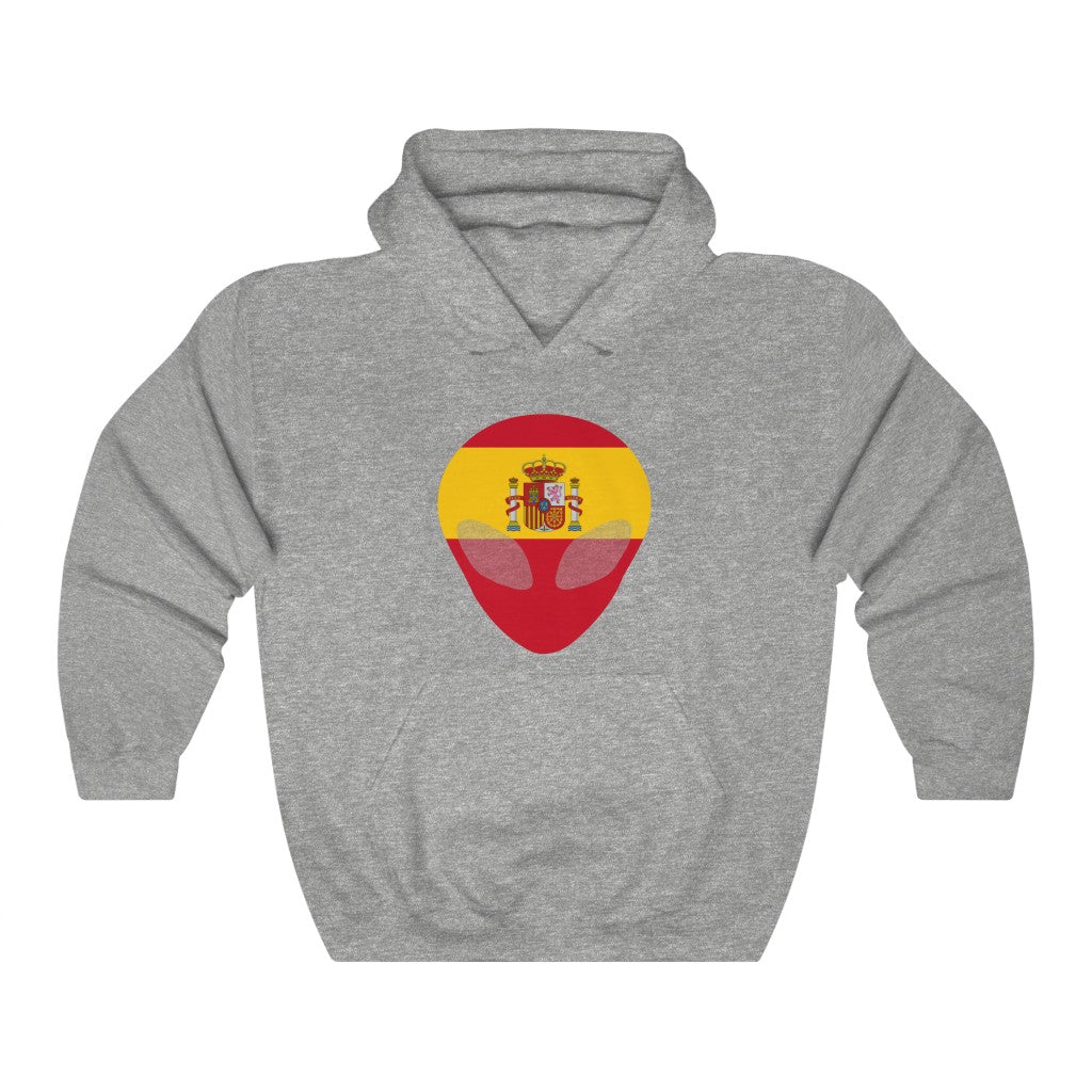 Spain Alien Flag Hoodie Sweatshirt - Unisex