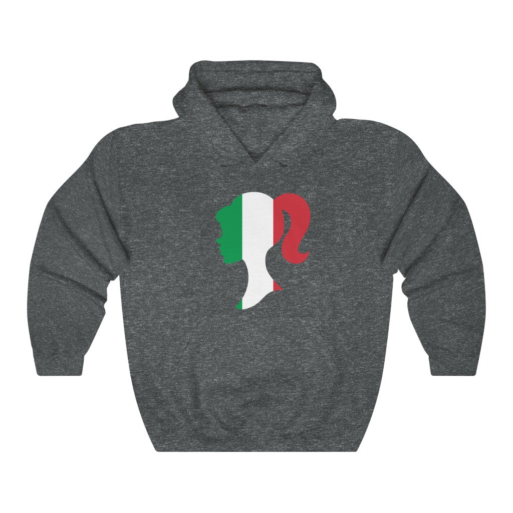 Italy Girl Flag Hoodie Sweatshirt - Unisex