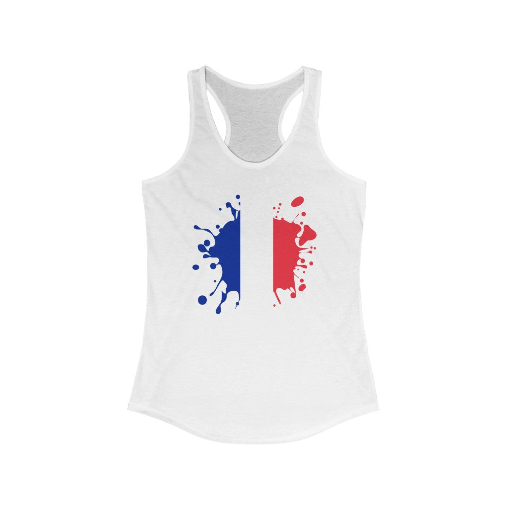 France Splat Flag Tank - Women