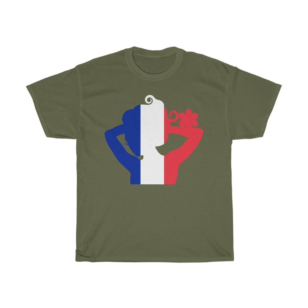 France Lady Flag Standard Tee - Unisex