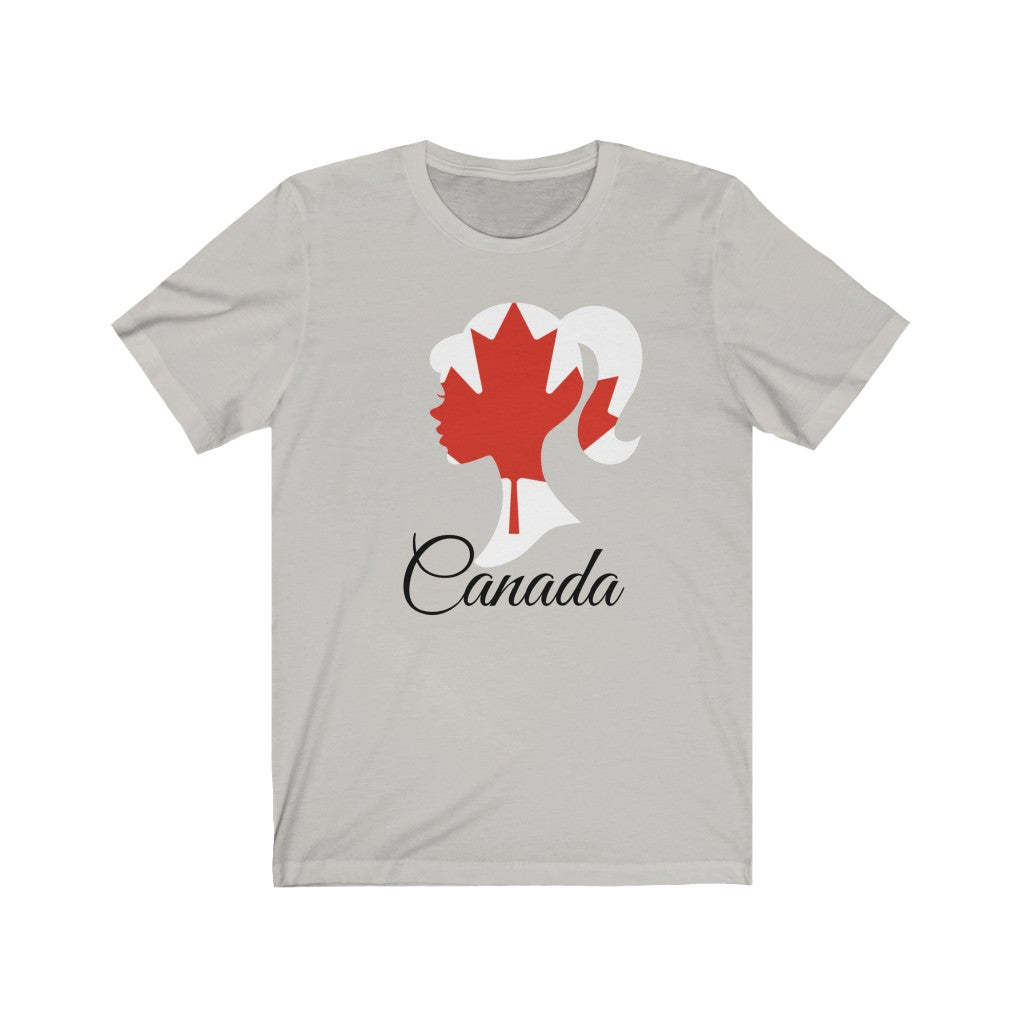 Canada Girl Flag Premium Tee 1 - Unisex