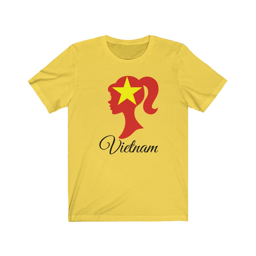 Vietnam Girl Flag Premium Tee 1 - Unisex