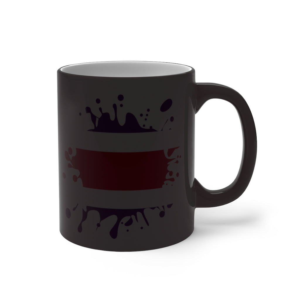 Costa Rica Splat Color Changing Mug