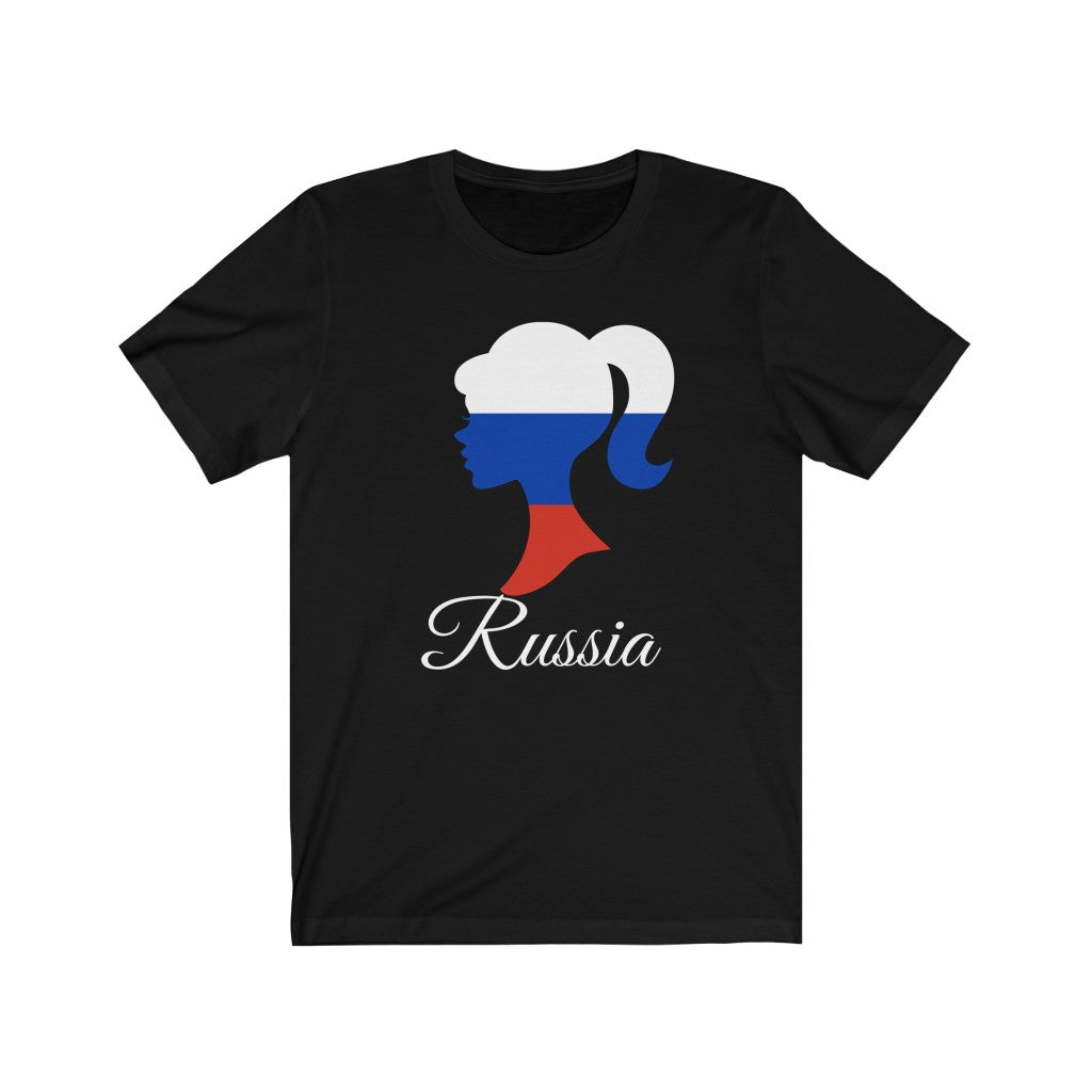Russia Girl Flag Premium Tee 2 - Unisex