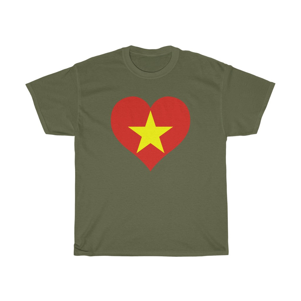 Vietnam Heart Flag Standard Tee - Unisex