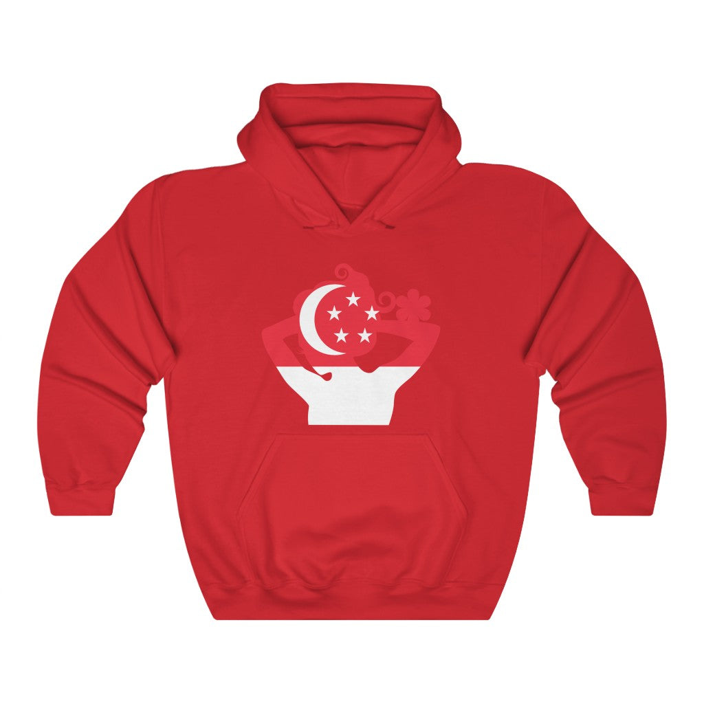 Singapore Lady Flag Hoodie Sweatshirt - Unisex