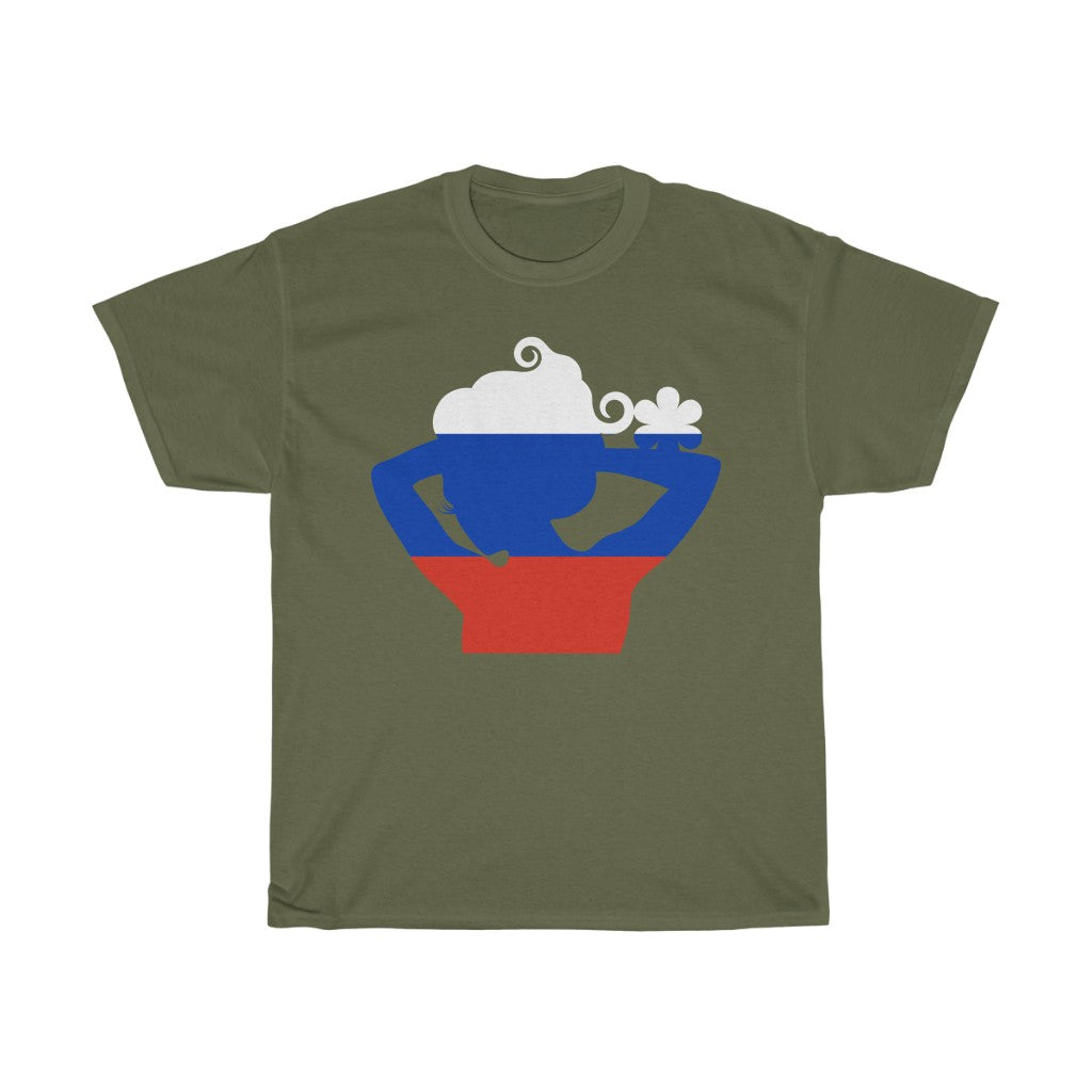 Russia Lady Flag Standard Tee - Unisex