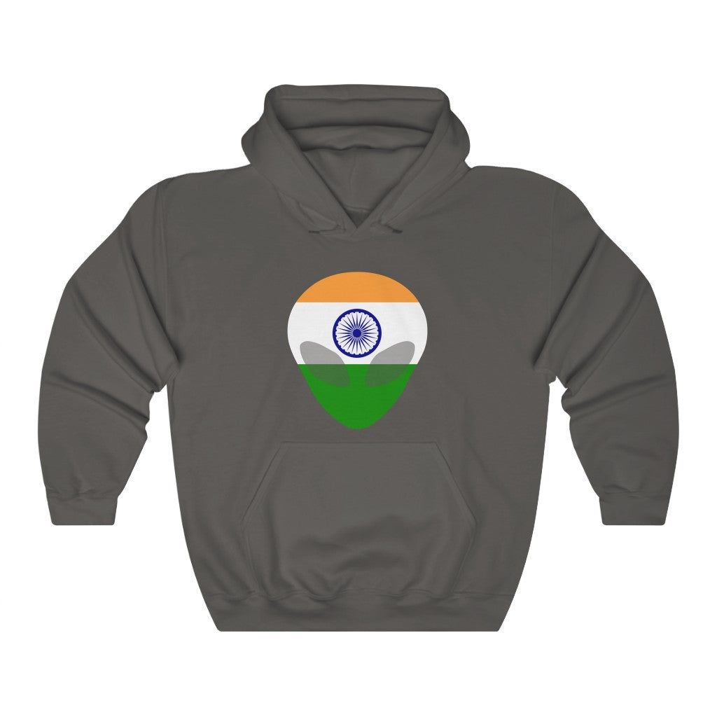 India Alien Flag Hoodie Sweatshirt - Unisex