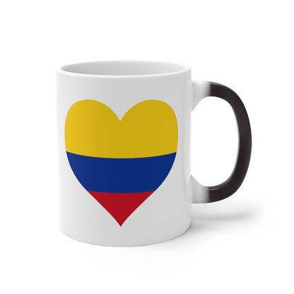 Colombia Heart Color Changing Mug