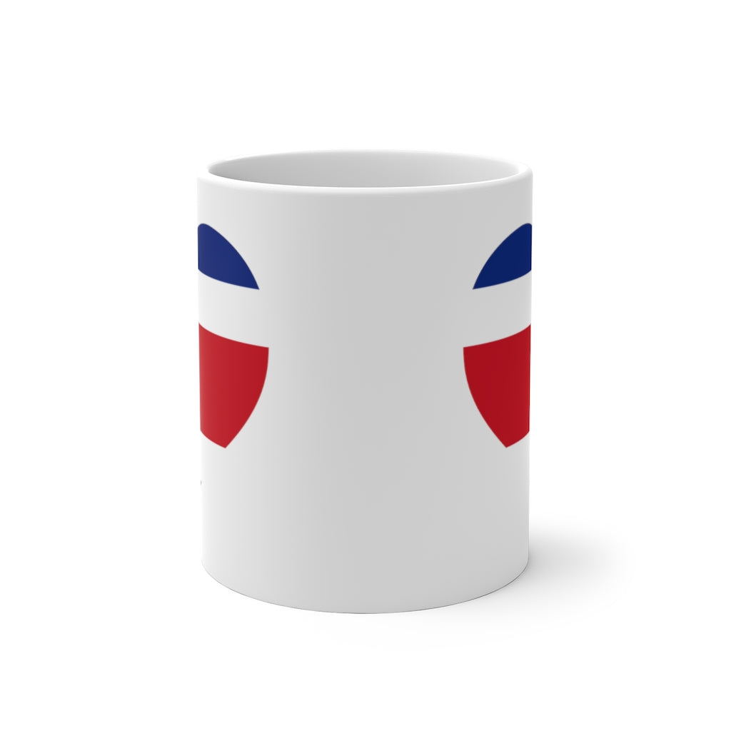 Costa Rica Heart Color Changing Mug