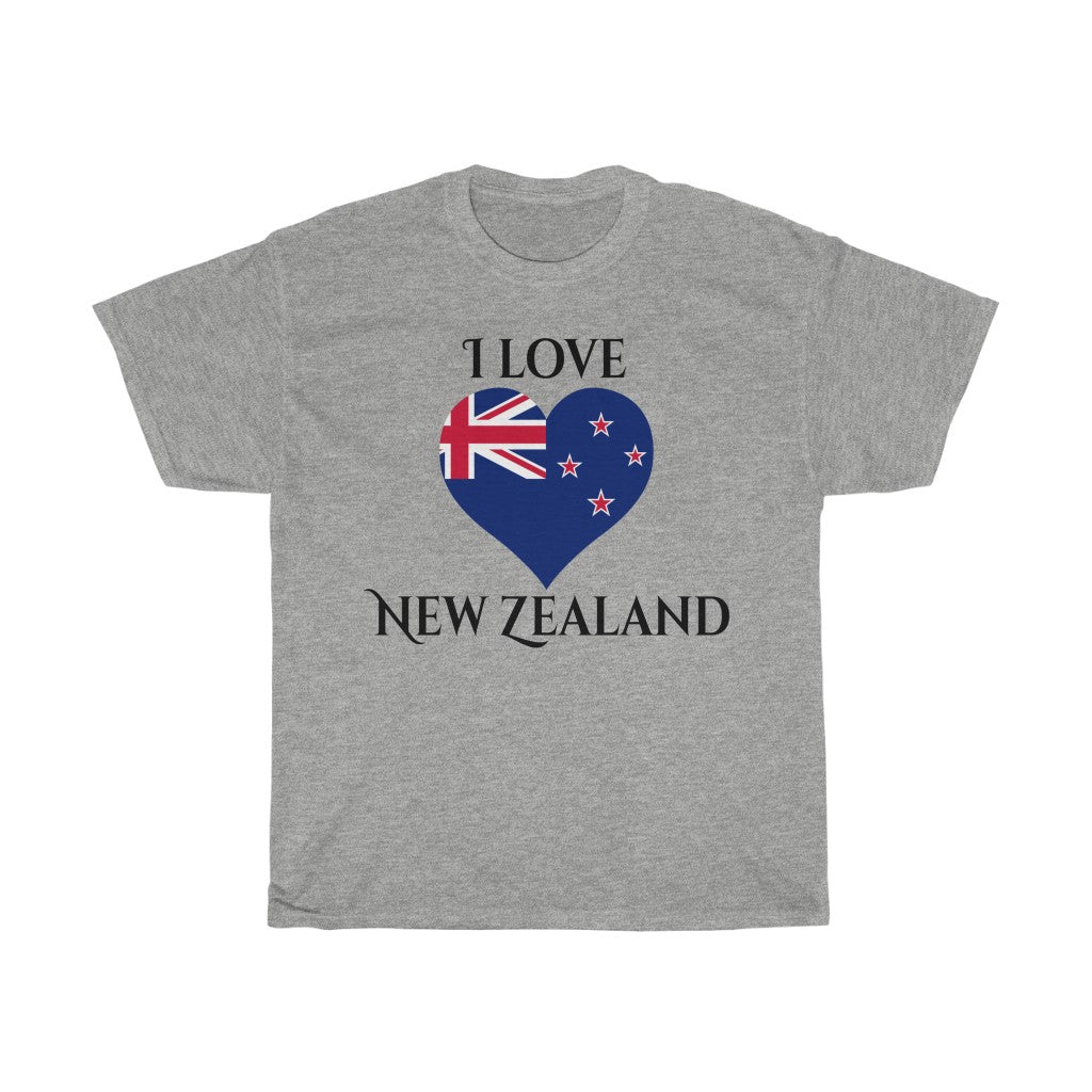 New Zealand Heart Flag Standard Tee 1 - Unisex