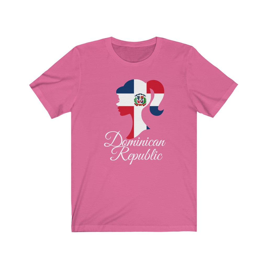 Dominican Republic Girl Flag Premium Tee 2 - Unisex
