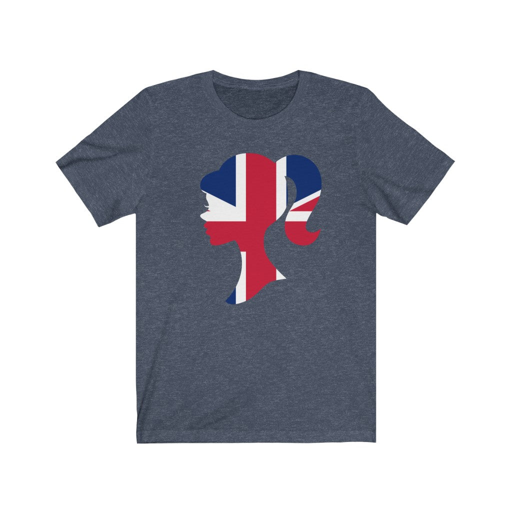 United Kingdom Girl Flag Premium Tee - Unisex