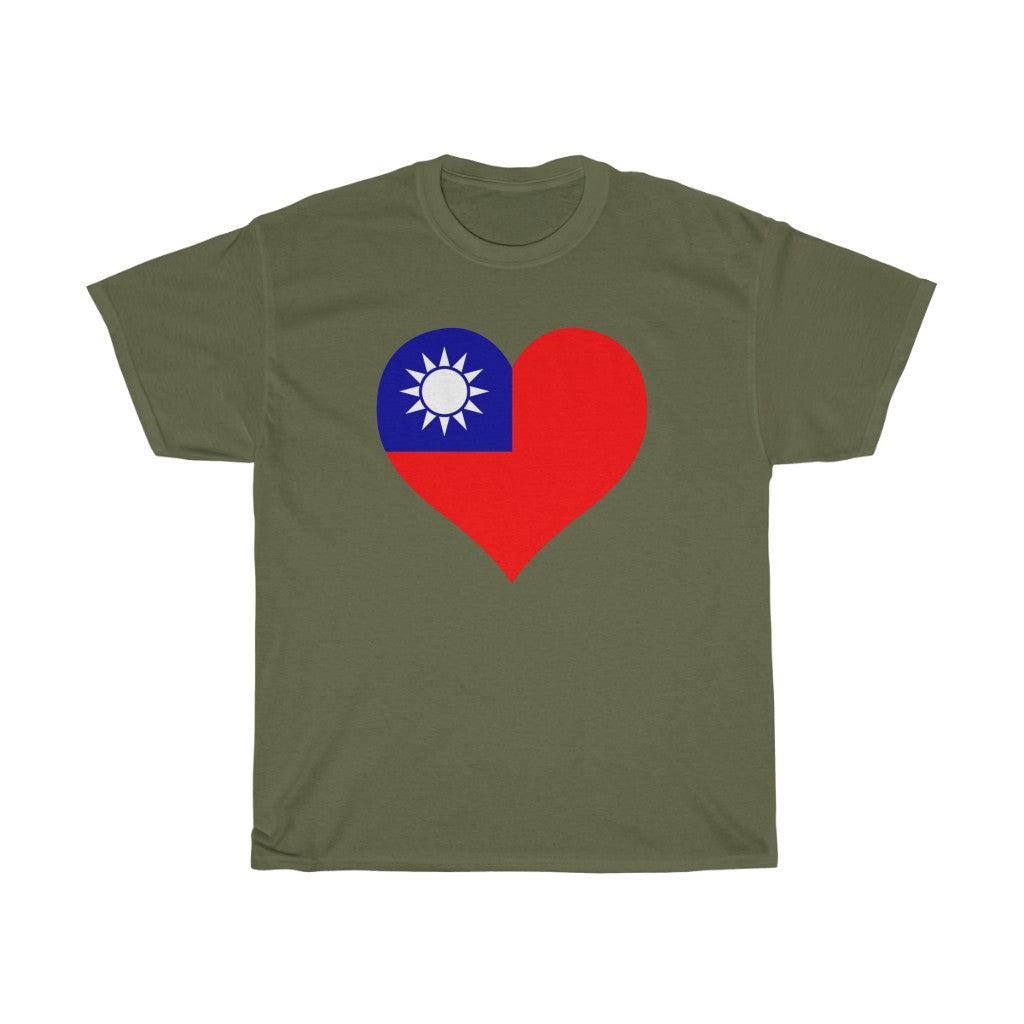 Republic of China - Taiwan Heart Flag Standard Tee - Unisex