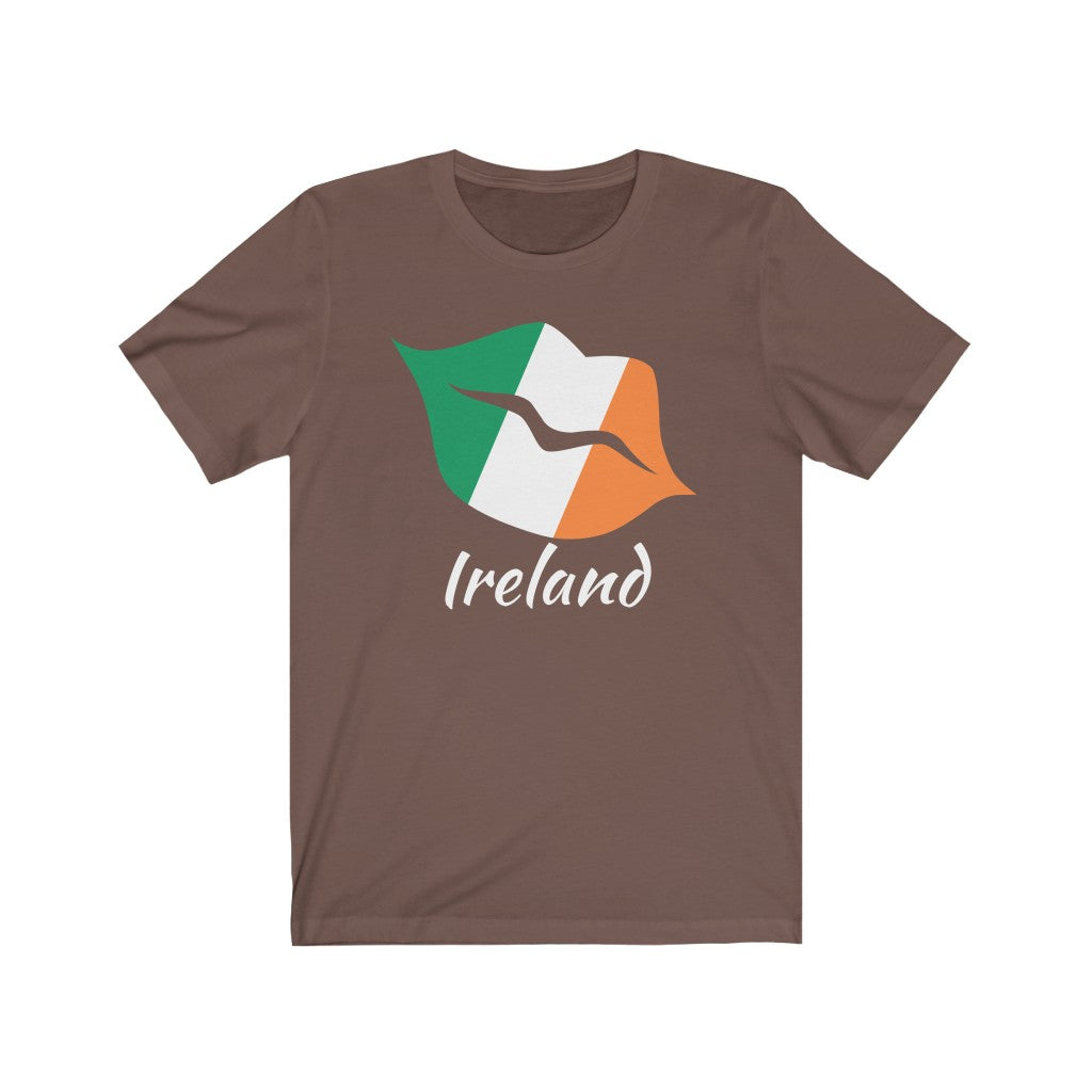 Ireland Lips Flag Premium Tee 2 - Unisex