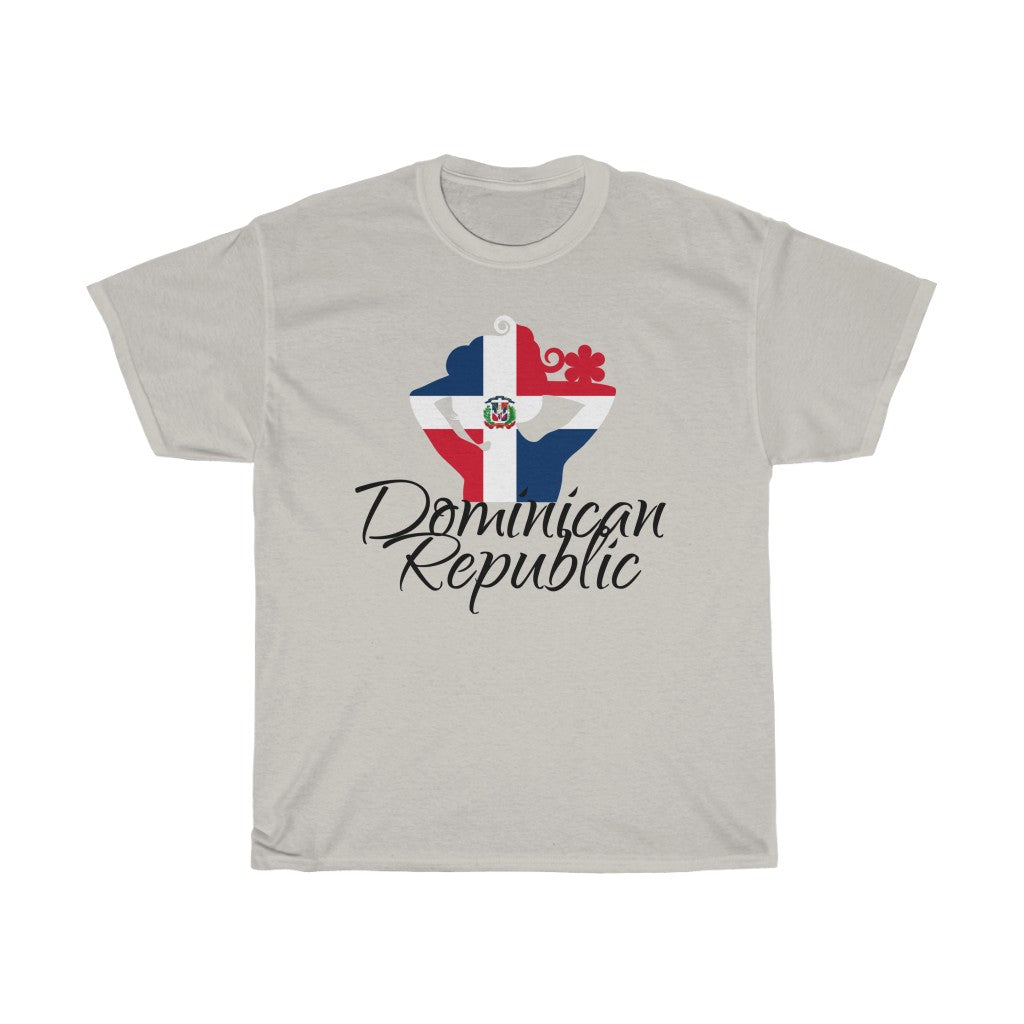 Dominican Republic Lady Flag Standard Tee 3 - Unisex