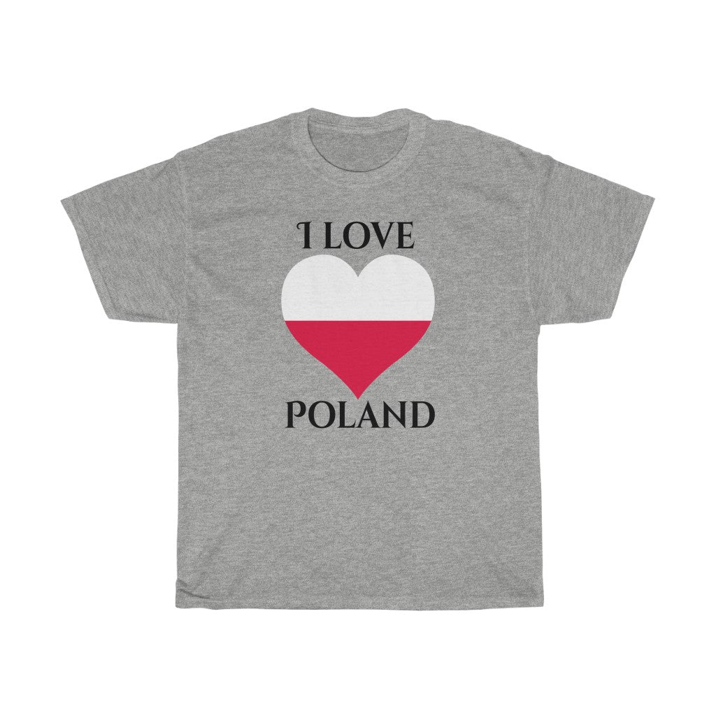 Poland Heart Flag Standard Tee 1 - Unisex