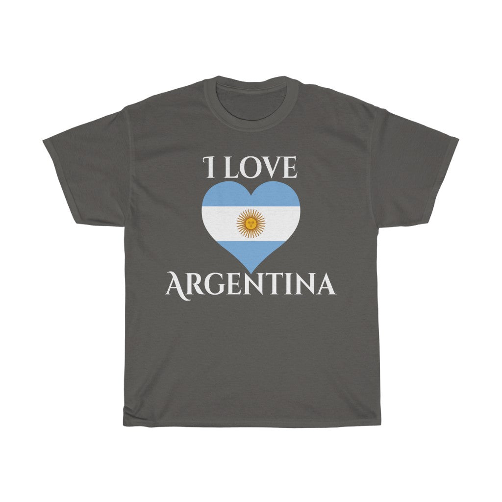 Argentina Heart Flag Standard Tee 2 - Unisex