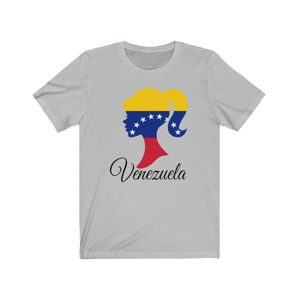 Venezuela Girl Flag Premium Tee 1 - Unisex