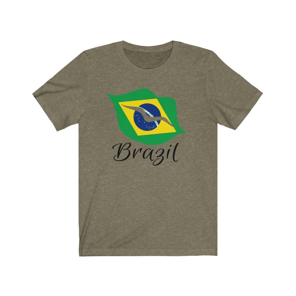 Brazil Lips Flag Premium Tee 1 - Unisex