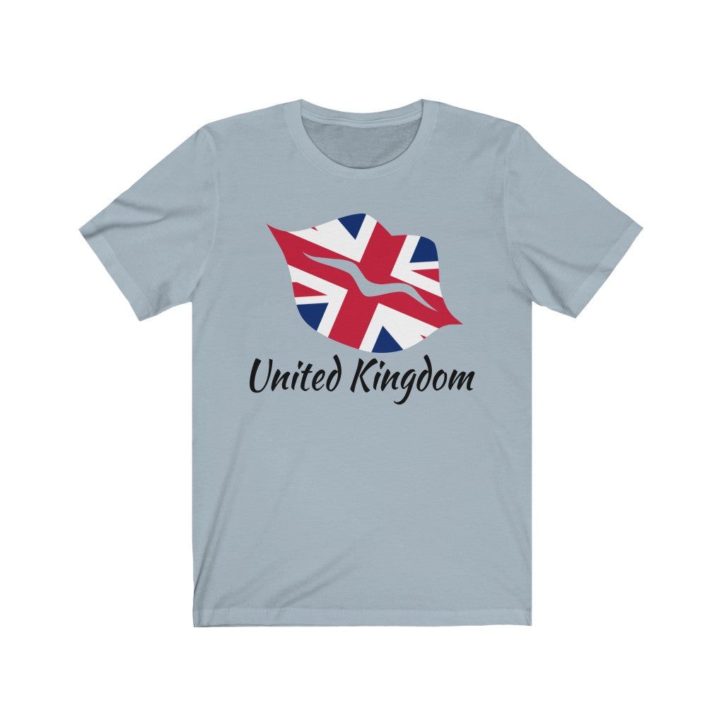 United Kingdom Lips Flag Premium Tee 1 - Unisex