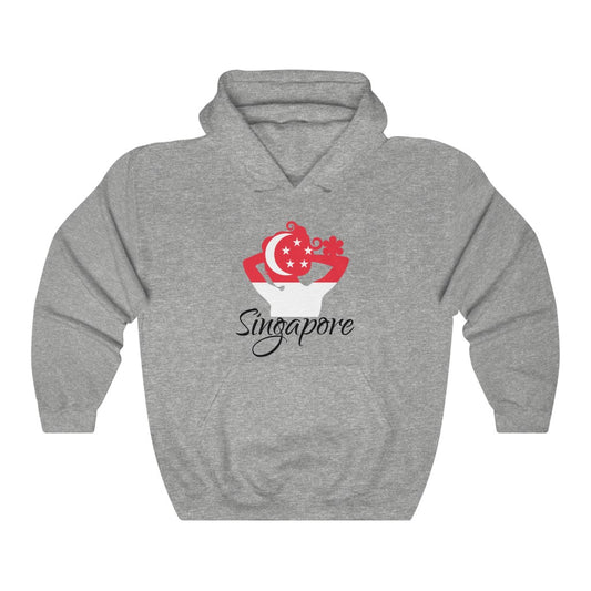 Singapore Lady Flag Hoodie Sweatshirt 1 - Unisex