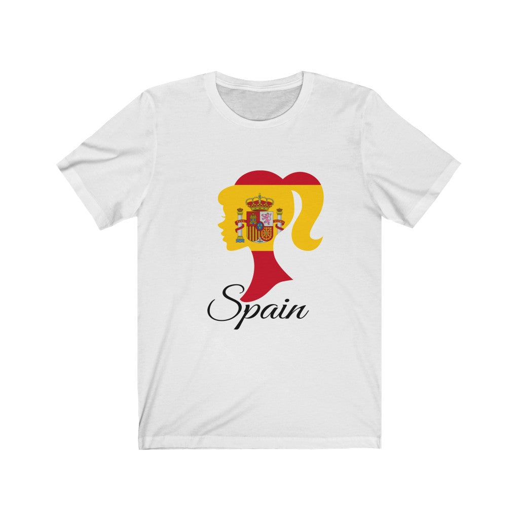 Spain Girl Flag Premium Tee 1 - Unisex