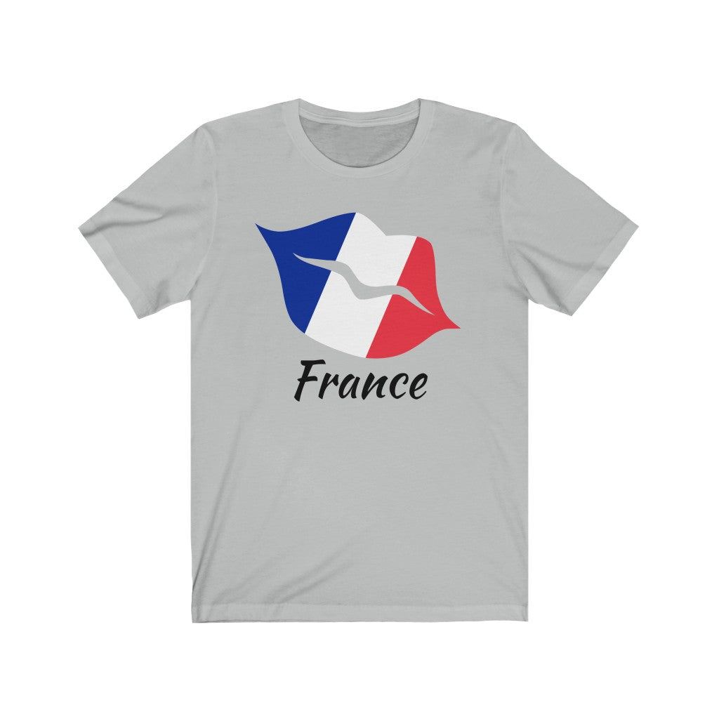France Lips Flag Premium Tee 1 - Unisex