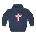 Dominican Republic Girl Flag Hoodie Sweatshirt - Unisex