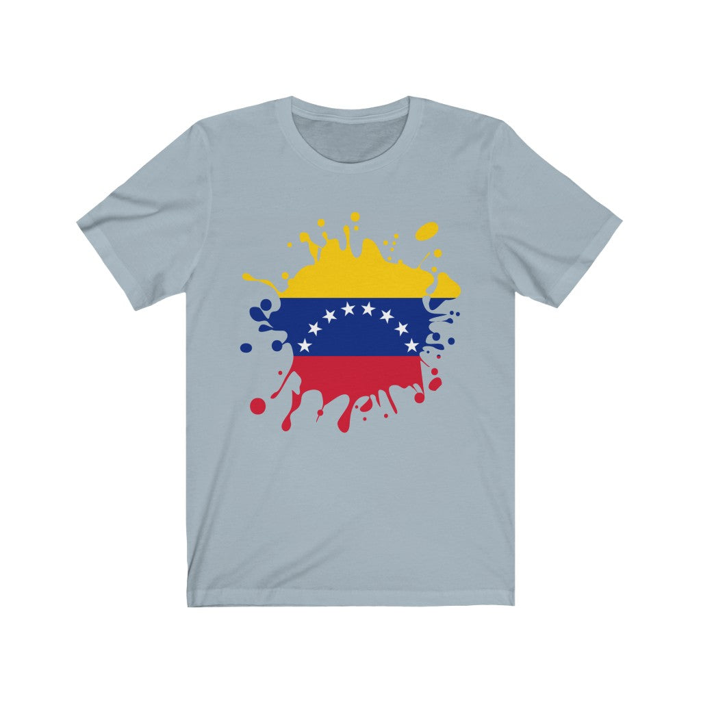 Venezuela Splat Flag Premium Tee - Unisex
