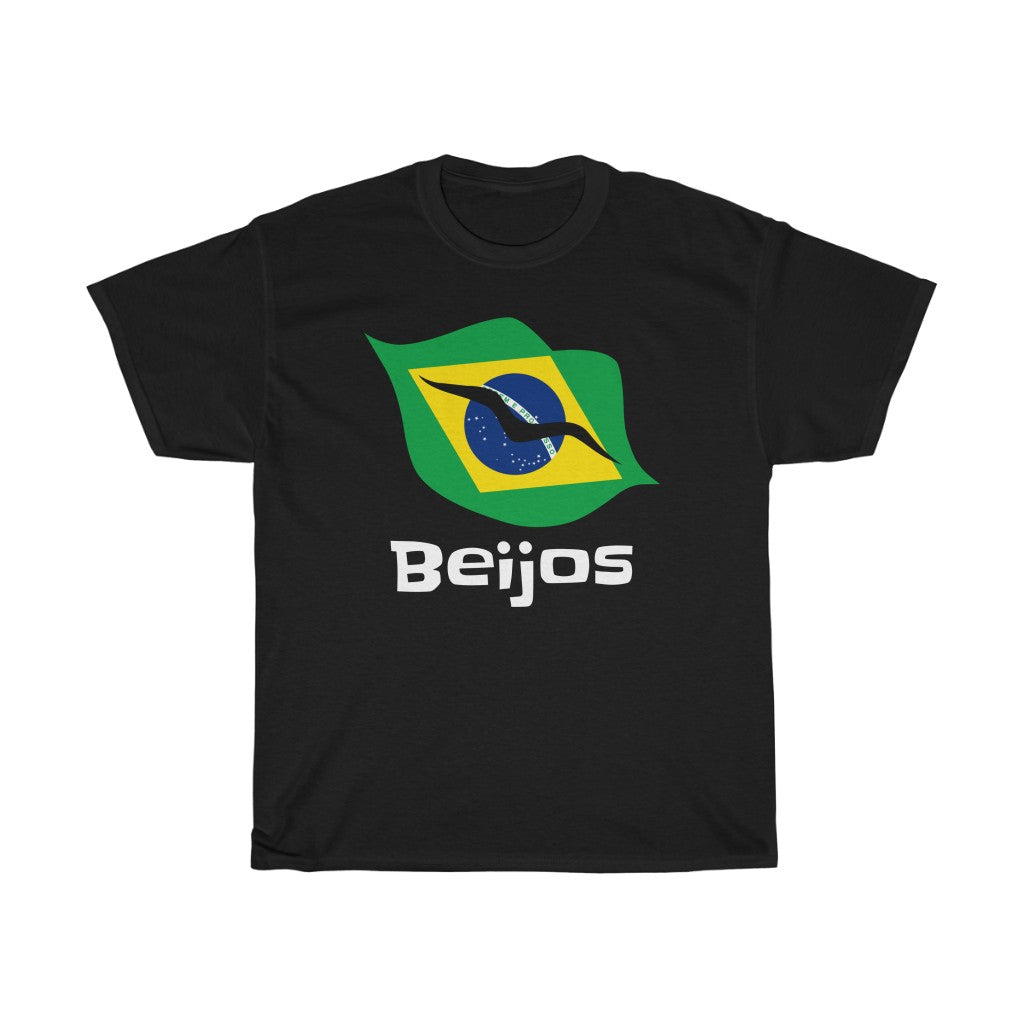 Brazil (Beijos) Lips Flag Standard Tee 2 - Unisex