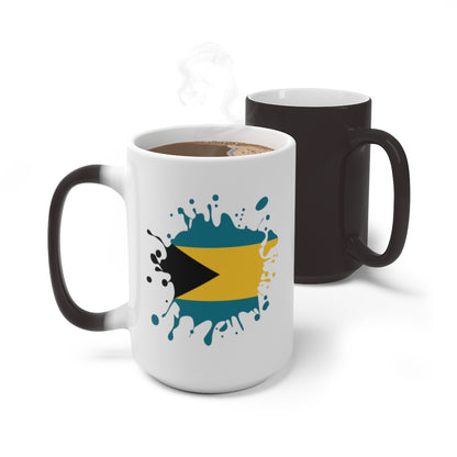 Bahamas Splat Color Changing Mug