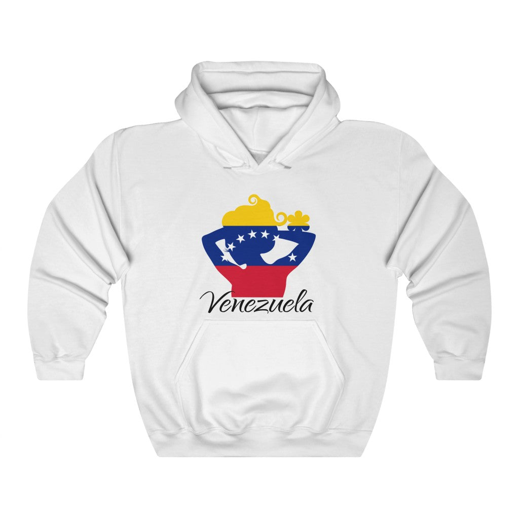 Venezuela Lady Flag Hoodie Sweatshirt 1 - Unisex