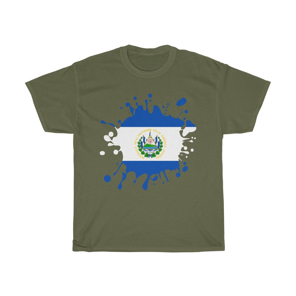 El Salvador Splat Flag Standard Tee - Unisex