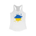 Ukraine Splat Flag Tank - Women