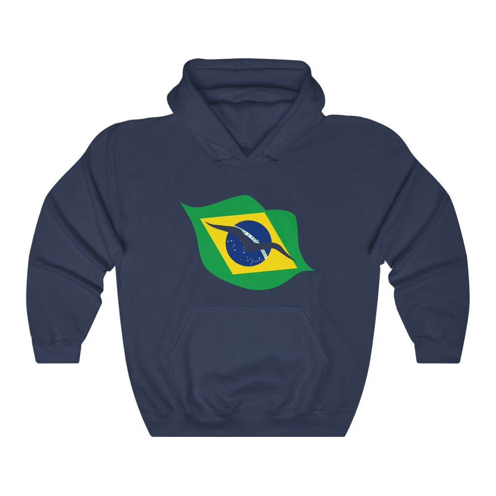 Brazil Lips Flag Hoodie Sweatshirt - Unisex