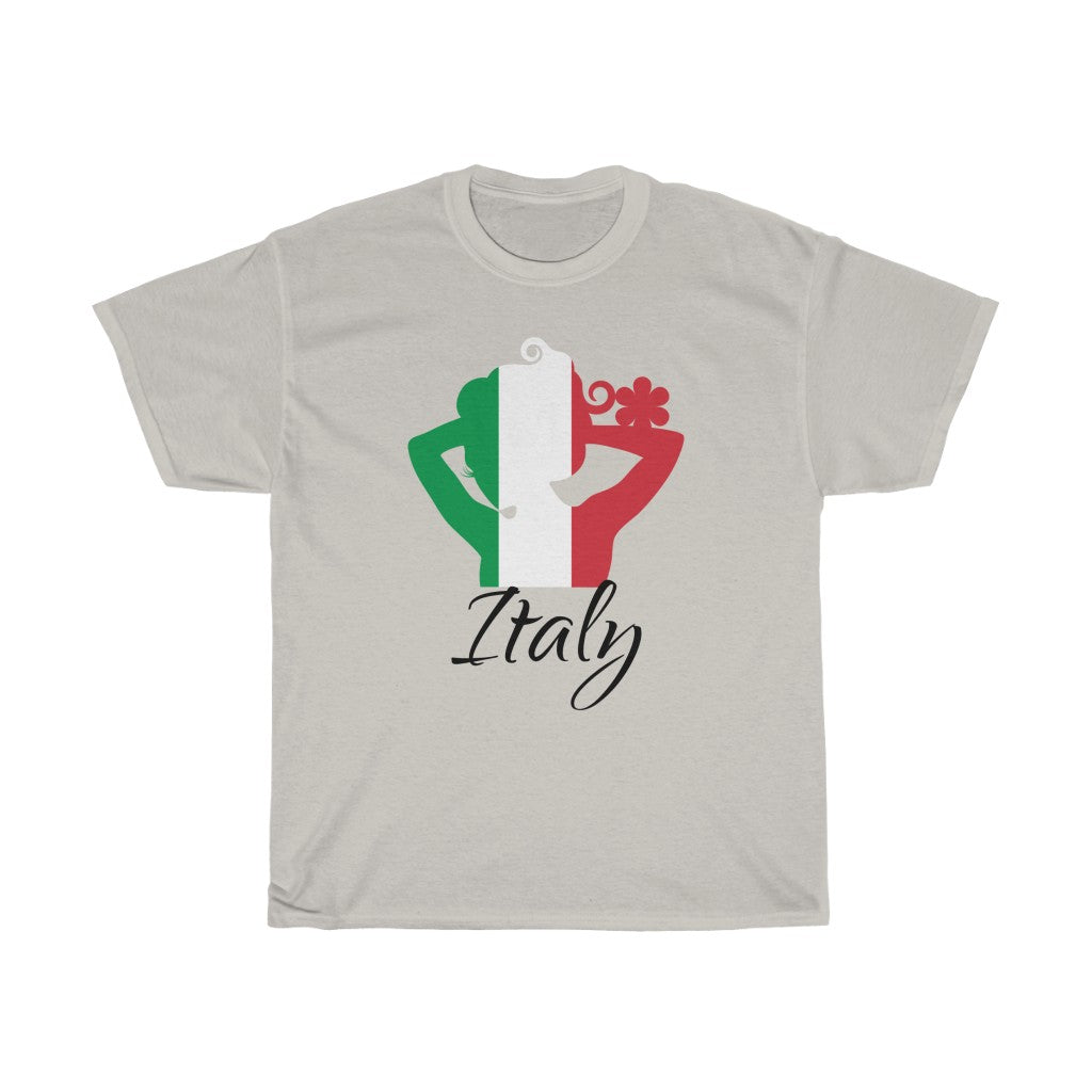 Italy Lady Flag Standard Tee 1 - Unisex