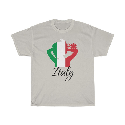 Italy Lady Flag Standard Tee 1 - Unisex