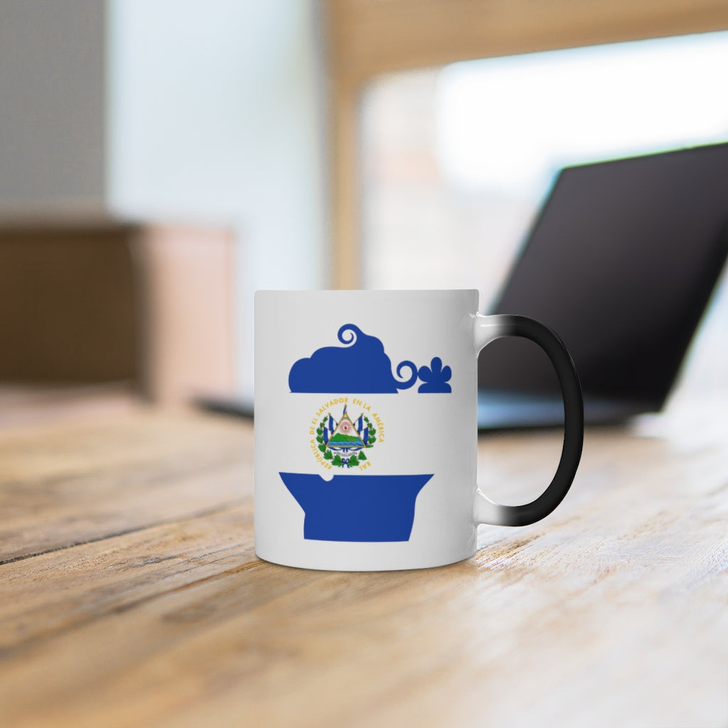 El Salvador Lady Color Changing Mug