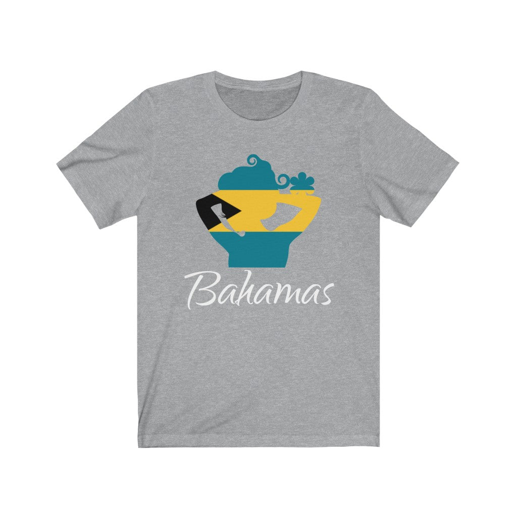 Bahamas Lady Flag Premium Tee 2 - Unisex