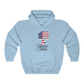United States of America Girl Flag Hoodie Sweatshirt 1 - Unisex
