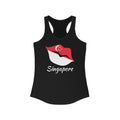 Singapore Lips Flag Tank 2 - Women