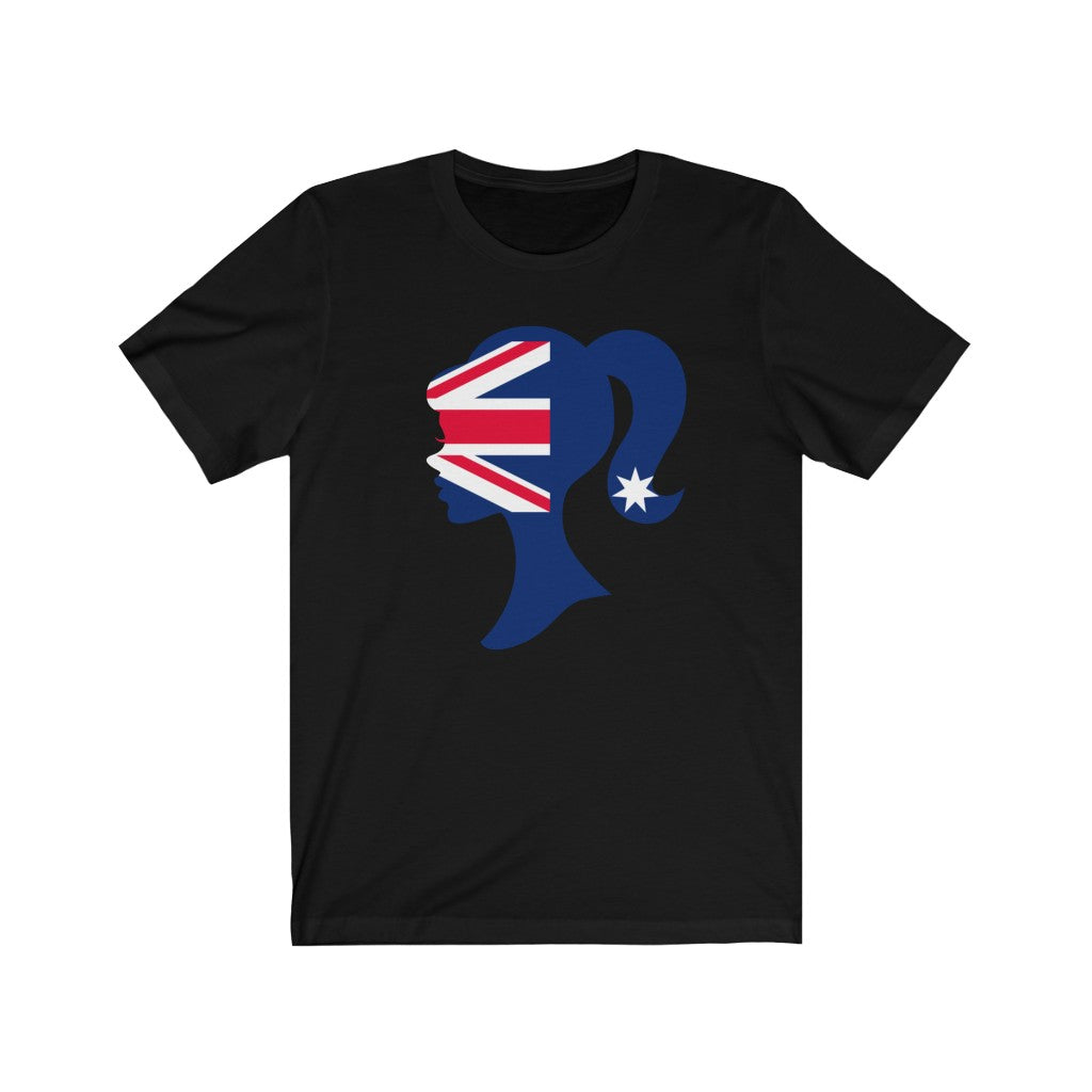 Australia Girl Flag Premium Tee - Unisex